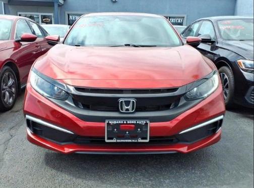 Red 2019 Honda Civic LX