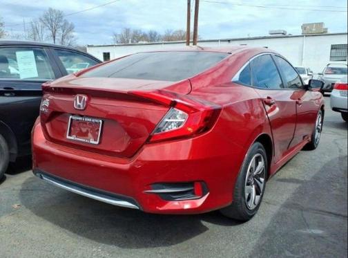 Red 2019 Honda Civic LX