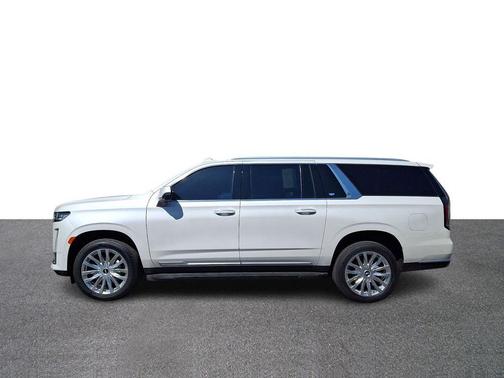 Crystal White Tri-Coat 2024 Cadillac Escalade ESV Premium Luxury