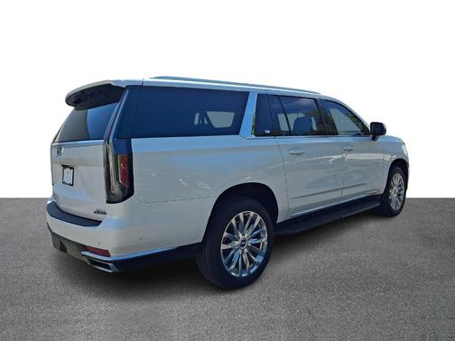 Crystal White Tri-Coat 2024 Cadillac Escalade ESV Premium Luxury