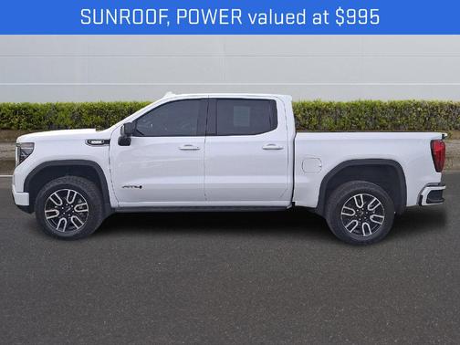 Summit White 2025 GMC Sierra 1500 AT4