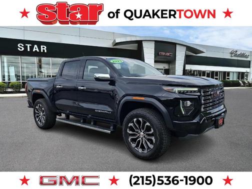Onyx Black 2023 GMC Canyon Denali