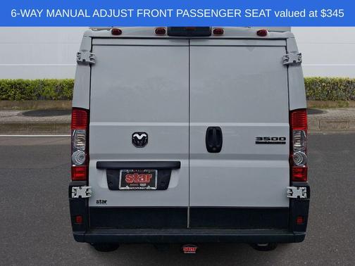Bright White Clearcoat 2023 RAM ProMaster 3500 Low Roof