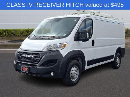 Bright White Clearcoat 2023 RAM ProMaster 3500 Low Roof