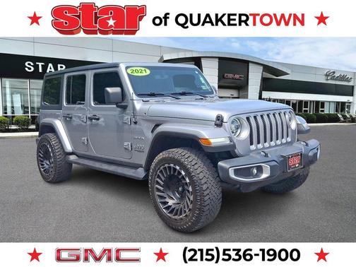 Billet Silver Clearcoat Metallic 2021 Jeep Wrangler Unlimited Sahara