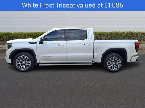White Frost Tri-Coat 2024 GMC Sierra 1500 Denali