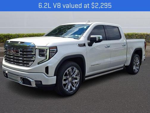 White Frost Tri-Coat 2024 GMC Sierra 1500 Denali
