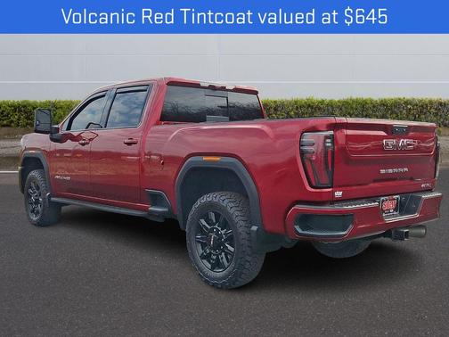 Volcanic Red 2025 GMC Sierra 2500 AT4