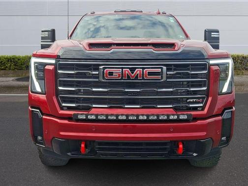 Volcanic Red 2025 GMC Sierra 2500 AT4