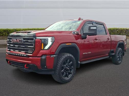 Volcanic Red 2025 GMC Sierra 2500 AT4