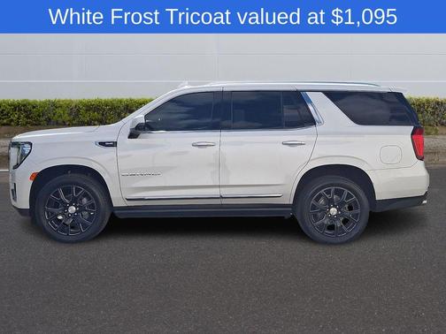 White Frost Tricoat 2021 GMC Yukon Denali