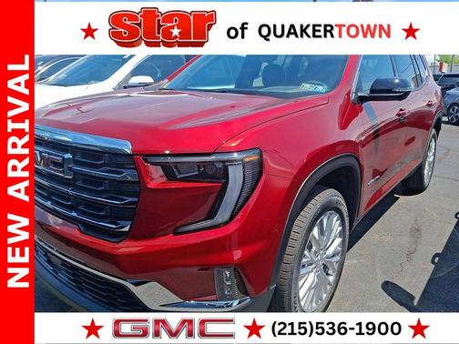 Red 2026 GMC Acadia Elevation