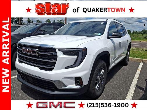 White 2026 GMC Acadia Elevation
