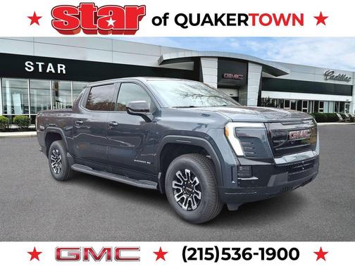 Blue 2026 GMC Sierra EV Elevation