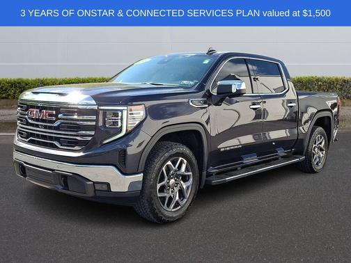 Titanium Rush Metallic 2022 GMC Sierra 1500 SLT