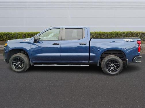 Northsky Blue Metallic 2021 Chevrolet Silverado 1500 Custom Trail Boss