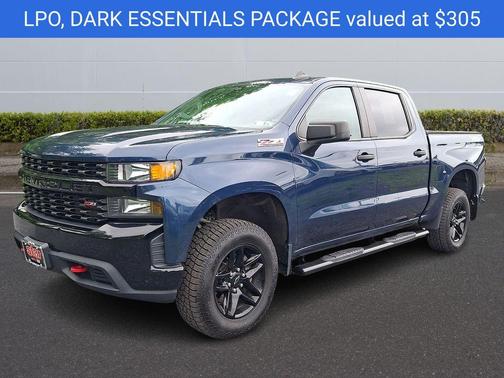 Northsky Blue Metallic 2021 Chevrolet Silverado 1500 Custom Trail Boss