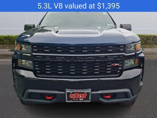 Northsky Blue Metallic 2021 Chevrolet Silverado 1500 Custom Trail Boss