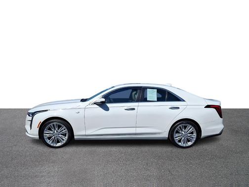 Summit White 2023 Cadillac CT4 Premium Luxury