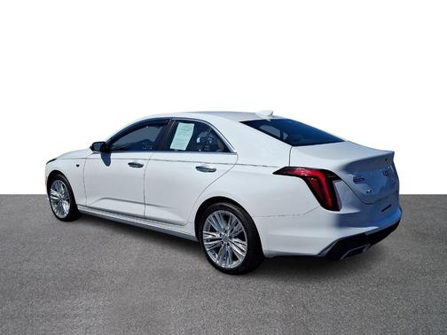 Summit White 2023 Cadillac CT4 Premium Luxury