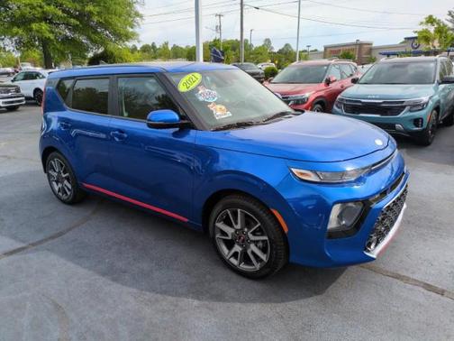 Neptune Blue/Black Roof 2021 Kia Soul GT-Line