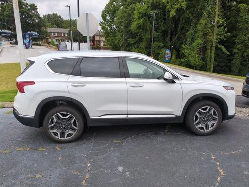 Serenity White Pearl 2023 Hyundai SANTA FE HEV SEL Premium