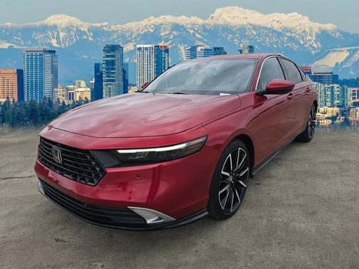 Radiant Red Metallic 2024 Honda Accord Hybrid Touring