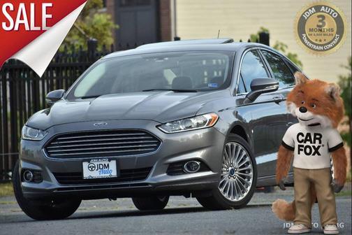 Gray 2014 Ford Fusion Titanium