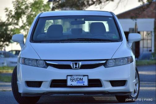 White 2010 Honda Civic LX