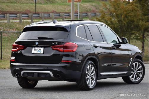 Black 2018 BMW X3 xDrive30i