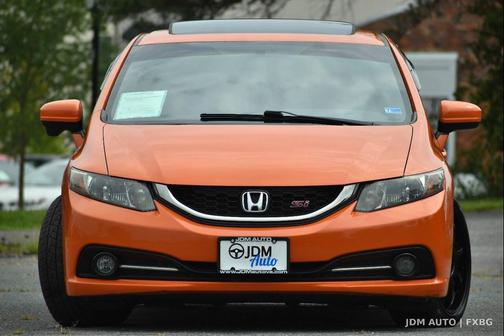 Orange 2014 Honda Civic Si