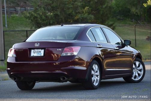 Burgundy 2009 Honda Accord EX-L