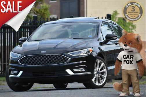 Black 2017 Ford Fusion Platinum