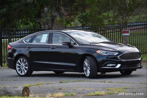 Black 2017 Ford Fusion Platinum