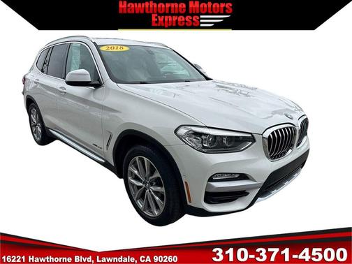 Alpine White 2018 BMW X3 xDrive30i