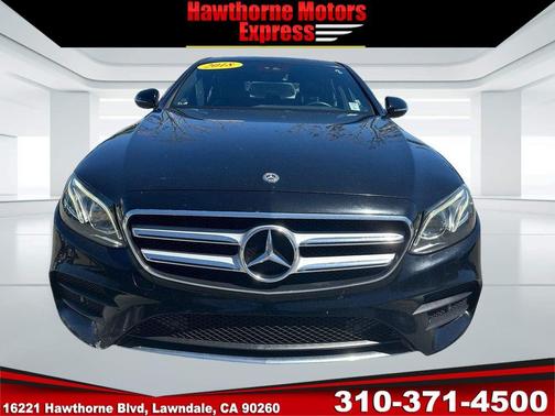Black 2018 Mercedes-Benz E-Class RWD Sedan