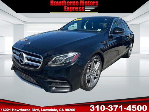 Black 2018 Mercedes-Benz E-Class RWD Sedan
