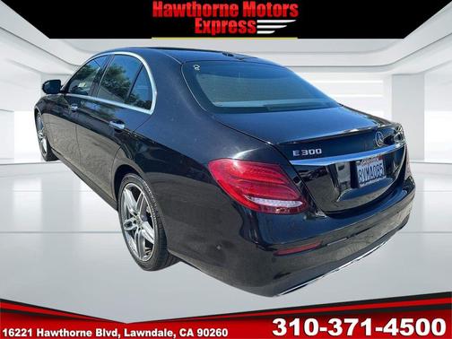 Black 2018 Mercedes-Benz E-Class RWD Sedan