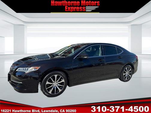 BLACK 2016 Acura TLX Tech