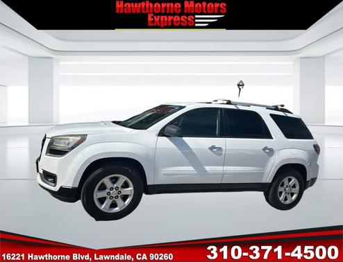 Summit White 2016 GMC Acadia SLE-2