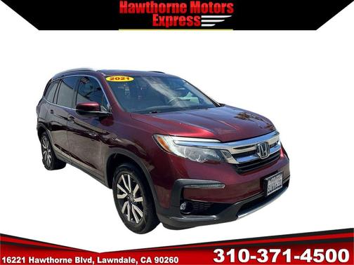 Deep Scarlet Pearl 2021 Honda Pilot 2WD EX-L
