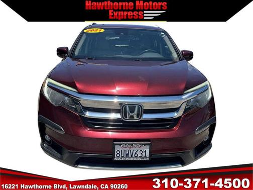 Deep Scarlet Pearl 2021 Honda Pilot 2WD EX-L