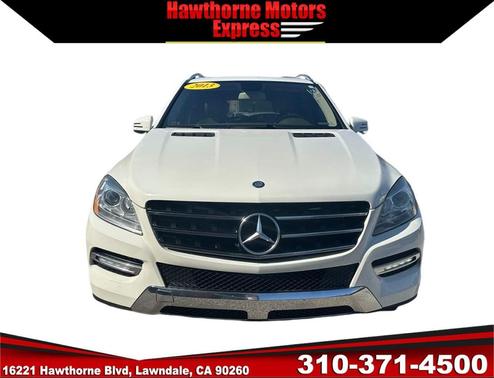 WHITE 2013 Mercedes-Benz M-Class SUV