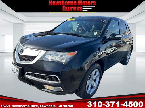 Crystal Black Pearl 2010 Acura MDX 3.7L Technology