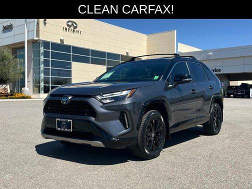 Midnight Black Metallic 2023 Toyota RAV4 Hybrid SE