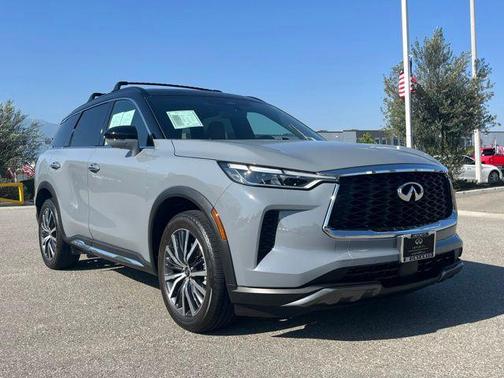 Harbor Gray/Obsidian Black 2025 INFINITI QX60 AUTOGRAPH