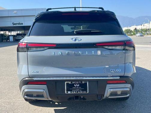 Harbor Gray/Obsidian Black 2025 INFINITI QX60 AUTOGRAPH