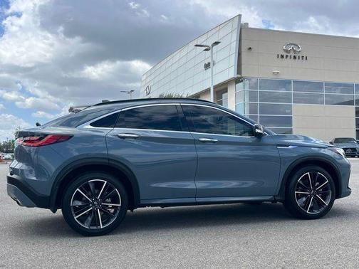 Slate Gray 2023 INFINITI QX55 LUXE