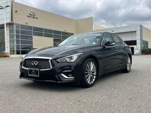 Black Obsidian 2023 INFINITI Q50 3.0t LUXE