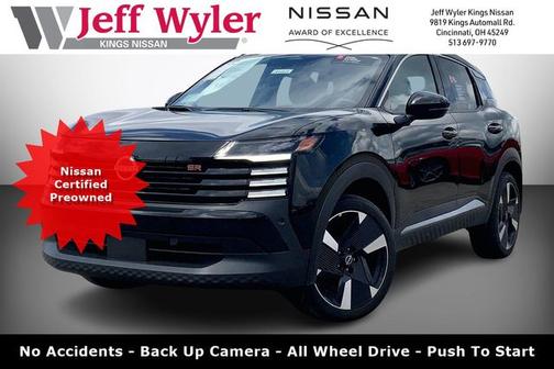 Super Black 2025 Nissan Kicks SR